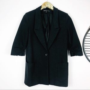 Elizabeth & James Single Button half sleeve blazer